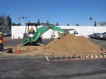 Los Angeles sewer repair and emergency sewer replacement.